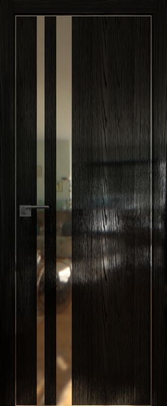 межкомнатные двери  Profil Doors 16STK Pine Black глянец